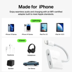 Fashion 3.5 mm Audio + Charge RockStar Audio Charge Adapters