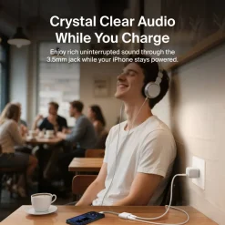 Fashion 3.5 mm Audio + Charge RockStar Audio Charge Adapters