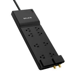 Outlet 8 Outlet Home/Office Surge Protector with coxial protection Surge Protectors & Power Strips