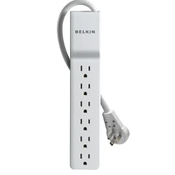 Fashion 6 Outlet Home/Office Surge Protector Surge Protectors & Power Strips
