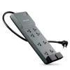 New 8 Outlet Home/Office Surge Protector with telephone protection Surge Protectors & Power Strips