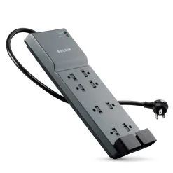 New 8 Outlet Home/Office Surge Protector with telephone protection Surge Protectors & Power Strips