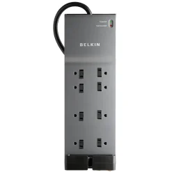 New 8 Outlet Home/Office Surge Protector with telephone protection Surge Protectors & Power Strips