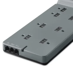 New 8 Outlet Home/Office Surge Protector with telephone protection Surge Protectors & Power Strips