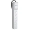Fashion 6 Outlet Home/Office Surge Protector rotating plug 8' cord Surge Protectors & Power Strips