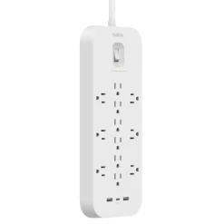 Clearance 12 Outlet Surge Protector + USB-C and USB-A ports Surge Protectors & Power Strips