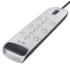 Fashion 12 Outlet Surge Protector with USB Charging Surge Protectors & Power Strips