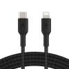 Discount Braided USB-C to Lightning Cable (1m / 3.3ft, Black) Charging Cables