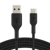 Online Braided USB-C to USB-A Cable (1m / 3.3ft, Black) Charging Cables|Usb-C Cables