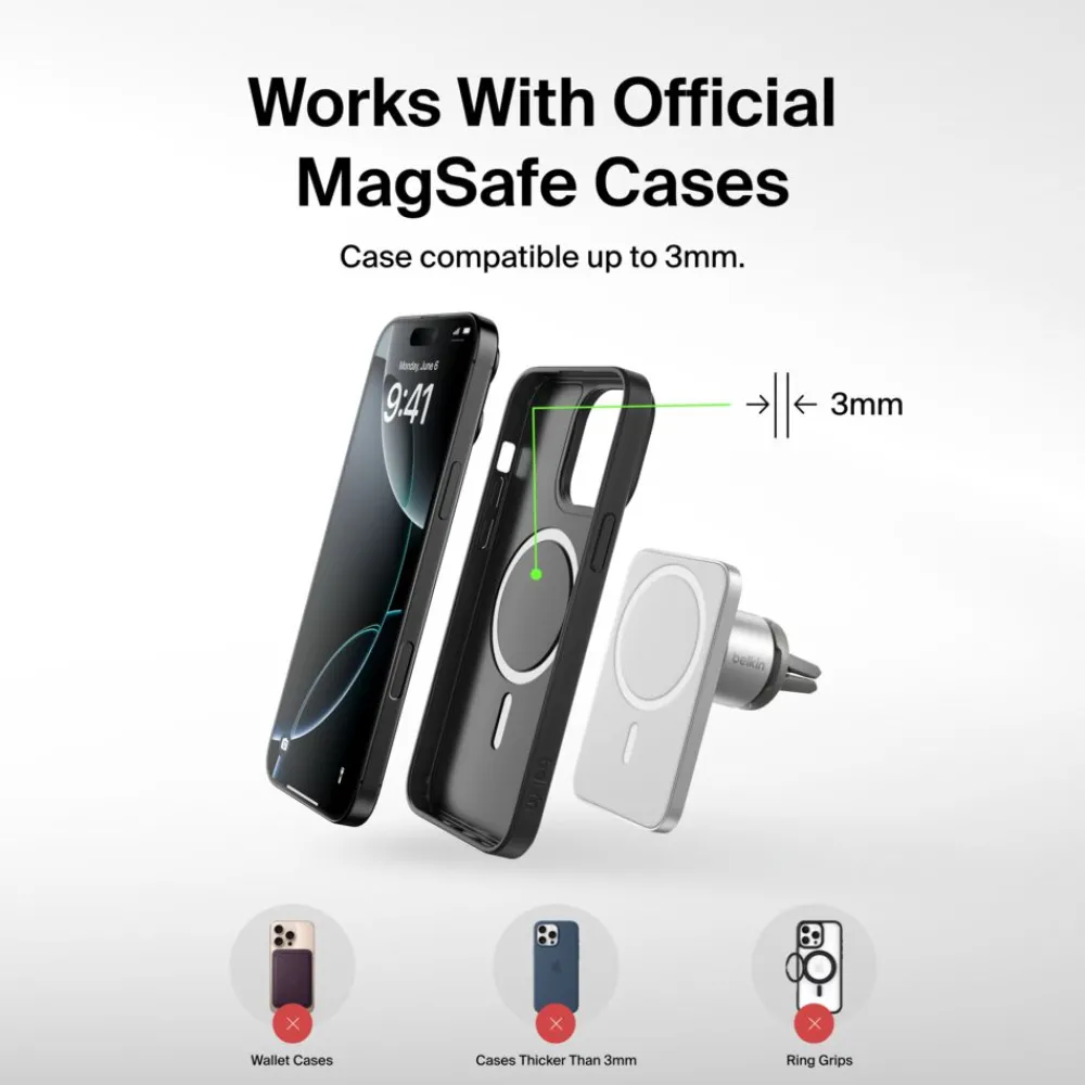 Clearance Car Vent Mount Pro with MagSafe Wireless Car Chargers