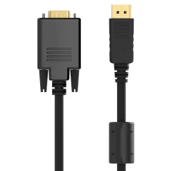 Hot DisplayPort to VGA Cable, M/M, 1080P Audio / Video Cables