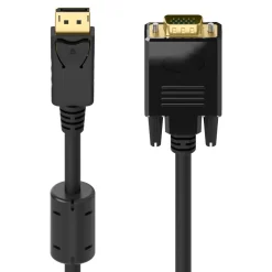Hot DisplayPort to VGA Cable, M/M, 1080P Audio / Video Cables