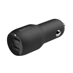 Clearance Dual USB-A Car Charger 24W + USB-A to USB-C Cable Car Chargers