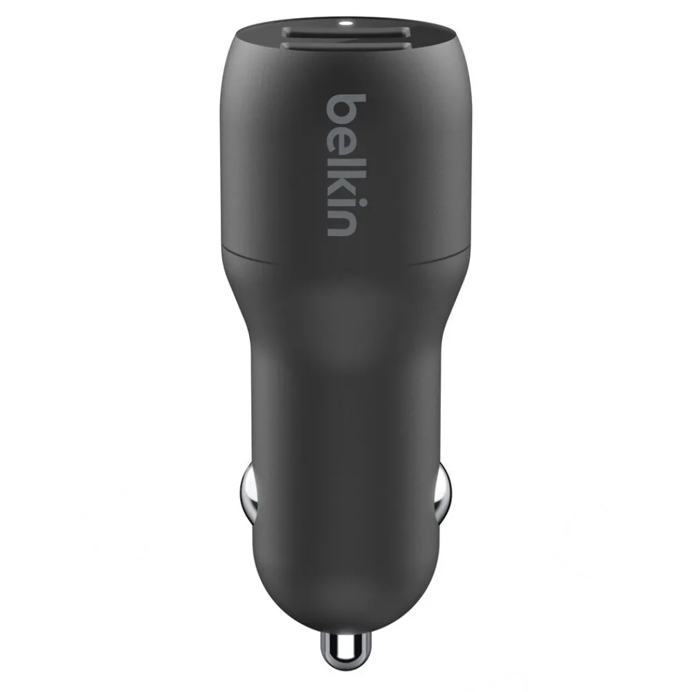 Sale Dual USB-A Car Charger 24W + USB-A to Lightning Cable Car Chargers