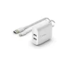 Online Dual USB-A Wall Charger 24W + USB-A to Micro-USB cable Usb-C Chargers