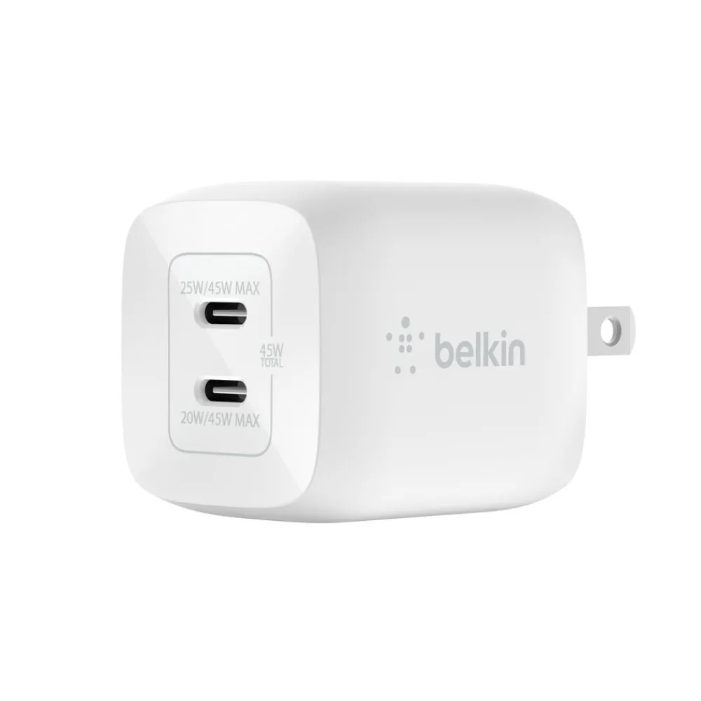 Sale Dual USB-C GaN Wall Charger with PPS 45W Gan Chargers|Usb-C Chargers