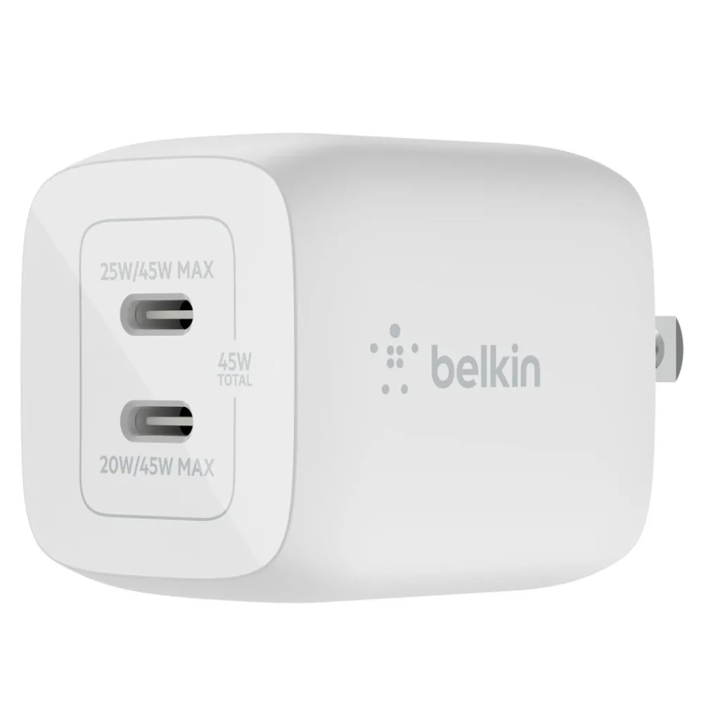Sale Dual USB-C GaN Wall Charger with PPS 45W Gan Chargers|Usb-C Chargers