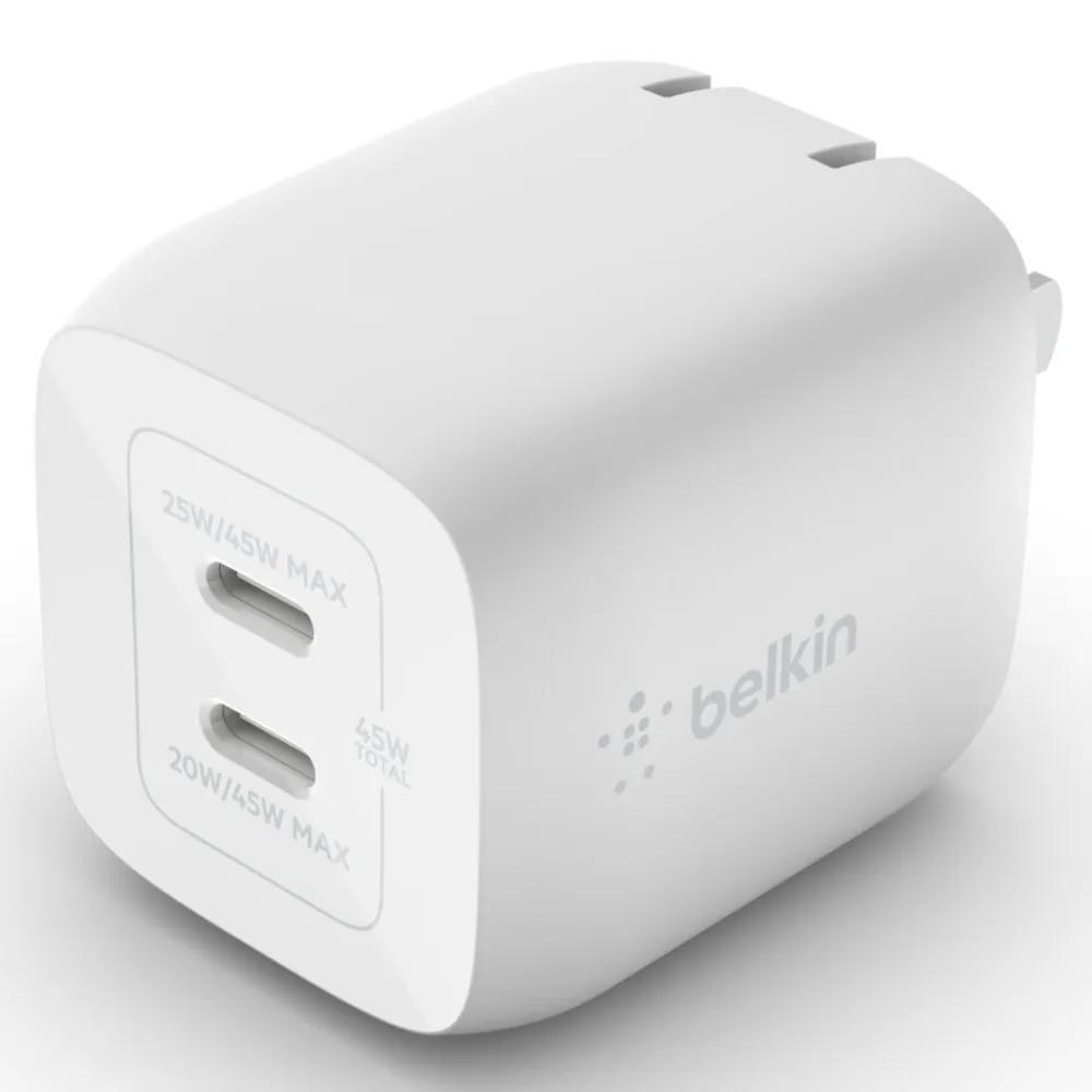 Sale Dual USB-C GaN Wall Charger with PPS 45W Gan Chargers|Usb-C Chargers