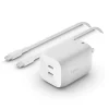 Best Dual USB-C GaN Wall Charger with PPS 65W + USB-C to USB-C Cable Gan Chargers|Usb-C Chargers