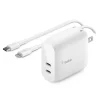 Fashion Dual USB-C PD Wall Charger 40W + USB-C to Lightning Cable Usb-C Chargers