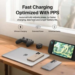 Clearance Dual USB-C Wall Charger 65W for Nintendo Switch 2 Nintendo Switch 2 Accessories New|Gan Chargers