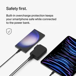 Outlet Hybrid Wall Charger 25W + Power Bank 5K Usb-C Chargers|Power Banks