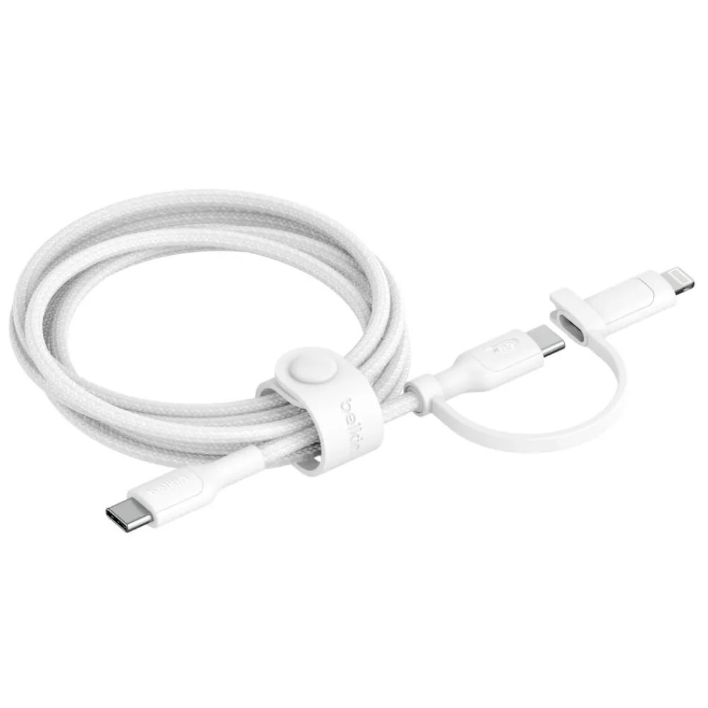 New 2-in-1 Cable with USB-C and Lightning Connector Charging Cables|Usb-C Cables