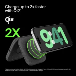 Clearance 2-in-1 Magnetic Charging Travel Pad with Qi2 15W Wireless Charging Pads