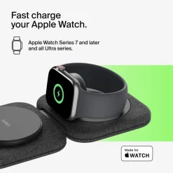 Clearance 2-in-1 Magnetic Charging Travel Pad with Qi2 15W Wireless Charging Pads