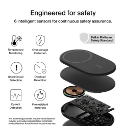 Hot 2-in-1 Magnetic Foldable Wireless Charger with Qi2 15W Wireless Charging Pads|Wireless Charging Stands