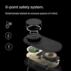 Online 3-in-1 Magnetic Wireless Charging Pad with Qi2 15W Wireless Charging Pads
