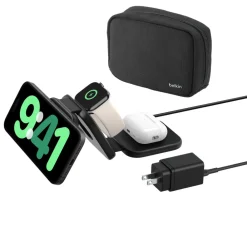 Online 3-in-1 Magnetic Wireless Charging Travel Pad with Qi2 15W Wireless Charging Pads