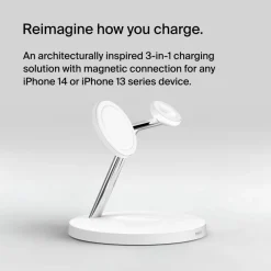 Online 3-in-1 Wireless Charger with Official MagSafe Charging 15W Apple Watch Chargers|Wireless Charging Stands