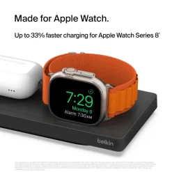 Fashion 3-in-1 Wireless Charging Pad with Official MagSafe Charging 15W Apple Watch Chargers|Wireless Charging Pads