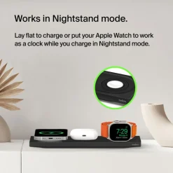 Fashion 3-in-1 Wireless Charging Pad with Official MagSafe Charging 15W Apple Watch Chargers|Wireless Charging Pads