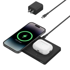 Hot 2-in-1 Wireless Charging Pad with Official MagSafe Charging 15W Wireless Charging Pads
