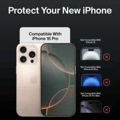Fashion InvisiGlass Blue Light Filter Screen Protector for iPhone 16 Pro Screen Protectors For Iphone