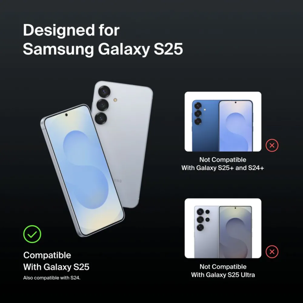 Outlet InvisiGlass Treated Screen Protector for Samsung Galaxy S25 Screen Protectors For Samsung