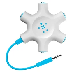 Hot 5-Jack 3.5 mm Audio Headphone Splitter Audio / Video Cables