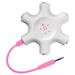 Hot 5-Jack 3.5 mm Audio Headphone Splitter Audio / Video Cables