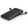 New 10K USB-C Power Bank with Integrated Cables Power Banks|Portable Chargers & Power Banks