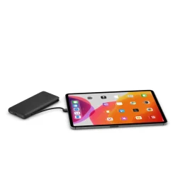 New 10K USB-C Power Bank with Integrated Cables Power Banks|Portable Chargers & Power Banks