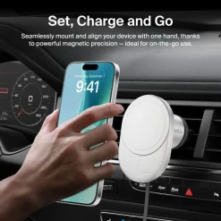 Online Magnetic Wireless Car Charger with Qi2 15W Car Chargers|Wireless Car Chargers