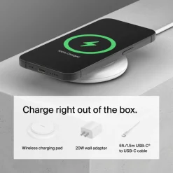 Outlet Magnetic Wireless Charging Pad with Qi2 15W Wireless Charging Pads