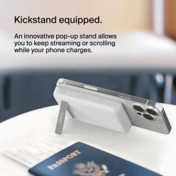 Fashion Magnetic Wireless Power Bank 5K + Stand Power Banks|Portable Chargers & Power Banks