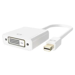 New Mini DisplayPort to DVI Adapter, M/F, 1080p Audio Video Adapters