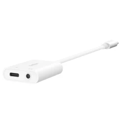 Outlet 3.5mm Audio + USB-C Charge Adapter Audio Charge Adapters