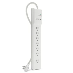 Online 7-Outlet Commercial Surge Protector 6' Cord Surge Protectors & Power Strips
