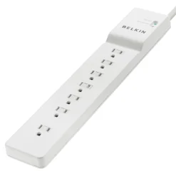 Online 7-Outlet Commercial Surge Protector 6' Cord Surge Protectors & Power Strips