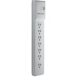 Online 7-Outlet Commercial Surge Protector 6' Cord Surge Protectors & Power Strips